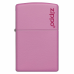 ISQUEIRO ZIPPO LOGO PINK MATTE